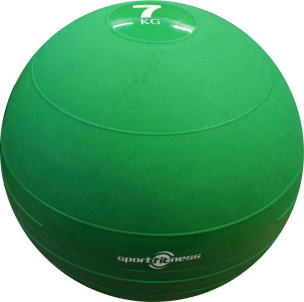 BALON DE PESO 7KG CAUCHO VERDE