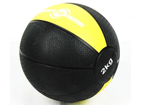 BALON MEDICINAL 2KG NEGRO/AMARILLO